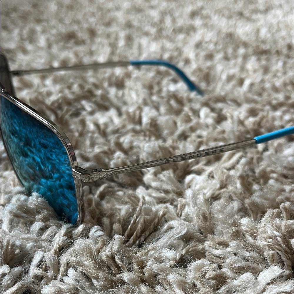 Blenders Blue Aviator Sunglasses - Picture 3 of 16